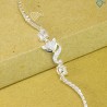 Quà Valentine cho người yêu lắc tay nữ hồ ly đính Moissanite LTNM0006