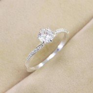 Nhẫn bạc nữ đơn giản giá rẻ NN0483