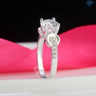 Nhẫn bạc nữ cách điệu đính đá NN0488 - Trang Sức TNJ