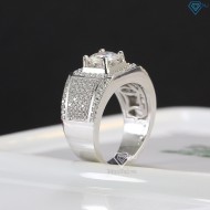 Quà Valentine cho nam nhẫn nam Moissanite đẹp 7.0mm NNAM0001