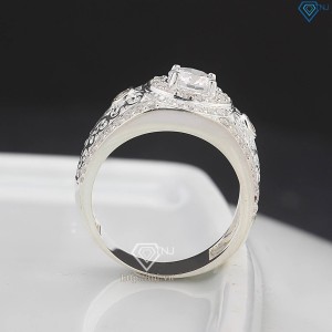 Nhẫn bạc nam hoa văn đẹp NNA0765