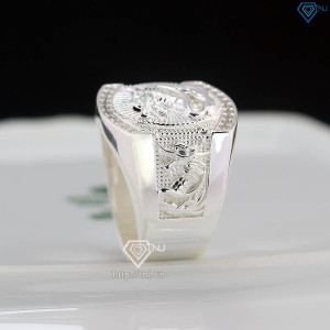 Nhẫn bạc nam bản to hình rồng đẹp NNA0779 - Trang sức TNJ