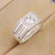 Nhẫn bạc nam 925 bản nhỏ NNA0776