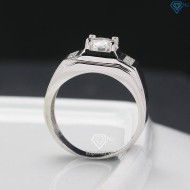 Nhẫn nam đơn giản đính kim cương nhân tạo 7.0mm  NNAM0211