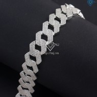 Lắc tay nam Cuban bạc LTA0024 - Trang Sức TNJ