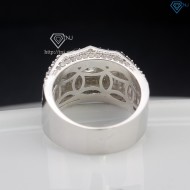Nhẫn nam đính full kim cương Moissanite 6.5mm - Kiểm định GRA NNAM0175