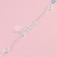 Lắc bạc nữ hình 420ent đính đá LTN0422