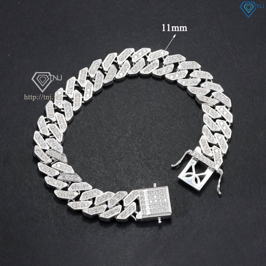 Lắc tay nam Cuban bản 11mm LTA0146 - Trang Sức TNJ