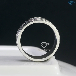 Nhẫn bạc nam Om Mani Padme Hum xoay NNA0289 - Trang sức TNJ