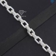 Lắc tay nam mắt xích cao cấp đính đá đẹp LTA0203