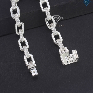 Lắc tay nam mắt xích cao cấp đính đá đẹp LTA0203