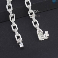 Lắc tay nam mắt xích cao cấp đính đá đẹp LTA0203