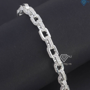 Lắc tay nam mắt xích cao cấp đính đá đẹp LTA0203