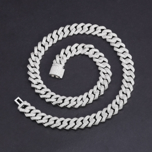 Dây chuyền bạc nam cuban 10mm DCK0152