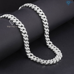 Dây chuyền bạc nam cuban 10mm DCK0152