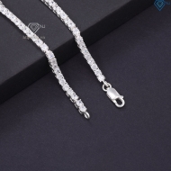 Lắc tay Tennis bạc cho nam đính đá 3mm LTA0194 - Trang Sức TNJ