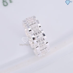 Nhẫn bạc nam hoạ tiết dây đồng hồ NNA0814