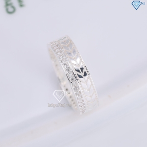 Nhẫn bạc nam hoạ tiết mũi tên đính đá cách điệu NNA0815
