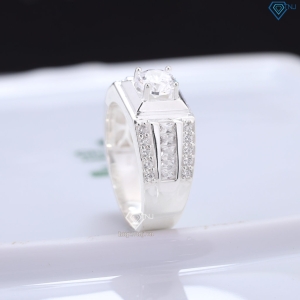 Nhẫn bạc nam bản nhỏ đẹp NNA0817