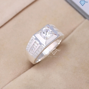 Nhẫn bạc nam bản nhỏ đẹp NNA0817