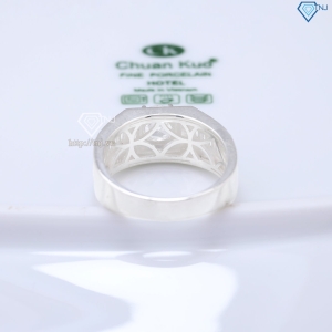 Nhẫn bạc nam bản nhỏ đẹp NNA0817