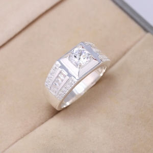 Nhẫn bạc nam bản nhỏ đẹp NNA0817