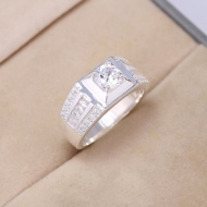 Nhẫn bạc nam bản nhỏ đẹp NNA0817