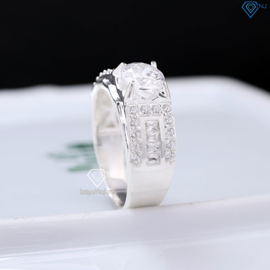 Nhẫn bạc nam bản nhỏ giá rẻ NNA0819
