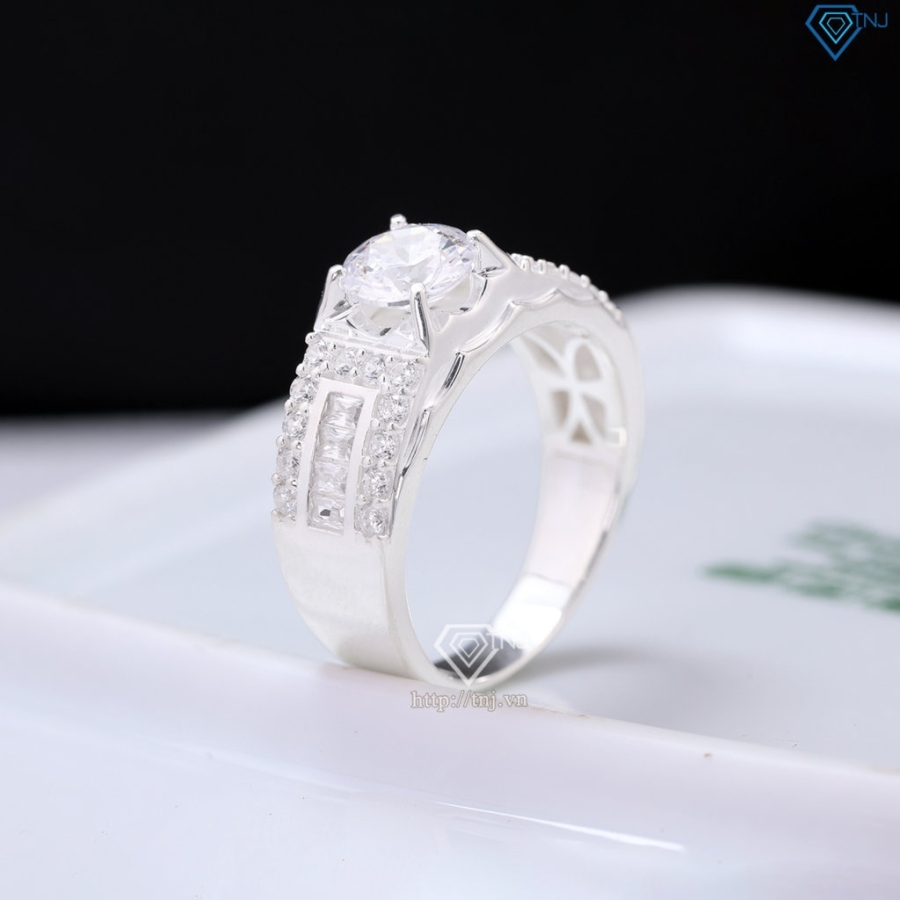 Nhẫn bạc nam bản nhỏ giá rẻ NNA0819