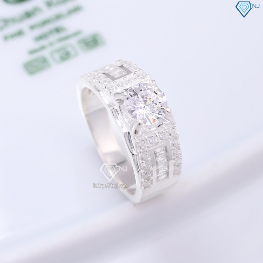 Nhẫn bạc nam bản nhỏ giá rẻ NNA0819