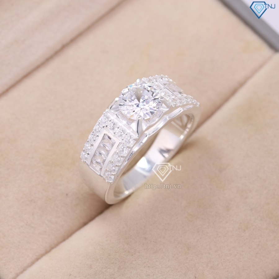 Nhẫn bạc nam bản nhỏ giá rẻ NNA0819
