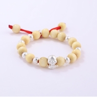 Vòng dâu tằm cho bé hình con rắn khắc tên VTD0008