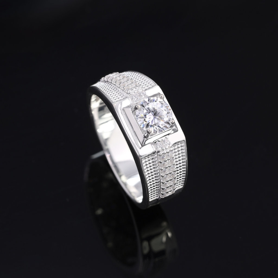 Nhẫn bạc nam đơn giản giá rẻ NNA0822