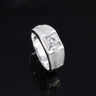 Nhẫn bạc nam đơn giản giá rẻ NNA0822