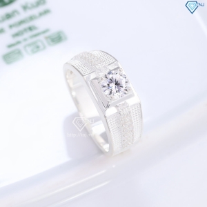 Nhẫn bạc nam đơn giản giá rẻ NNA0822
