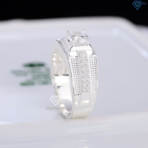 Nhẫn bạc nam đơn giản giá rẻ NNA0822
