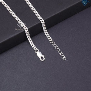 Lắc tay bạc nam cách điệu làm chữ cái theo yêu cầu LTA0205