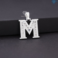 Mặt dây chuyền nam chữ cái theo yêu cầu đính đá MDCA00186