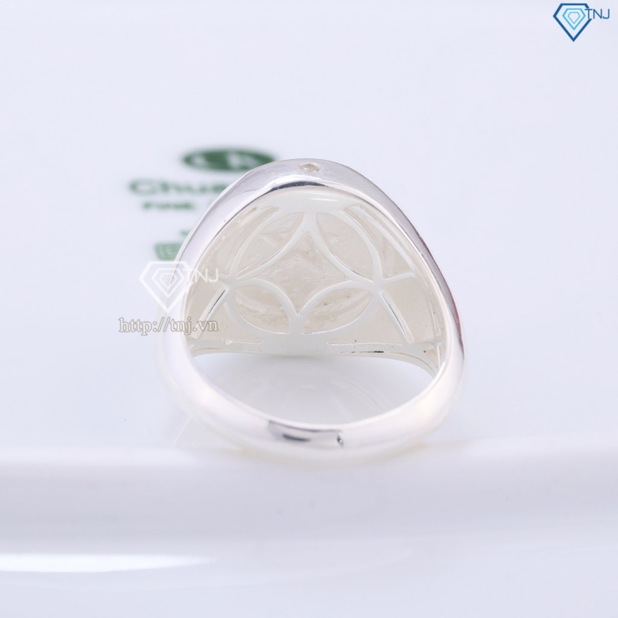 Nhẫn bạc nam mặt ngôi sao đẹp NNA0824