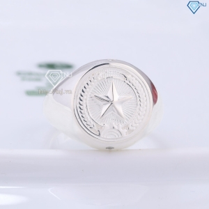 Nhẫn bạc nam mặt ngôi sao đẹp NNA0824