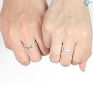 Nhẫn đôi bạc nhẫn cặp bạc Male - Female đẹp  ND0409 - Trang Sức TNJ