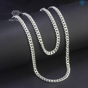 Bộ trang sức bạc nam mắt xích 5mm TSA0005