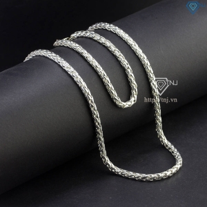 Bộ trang sức bạc nam vảy rồng 4mm TSA0006