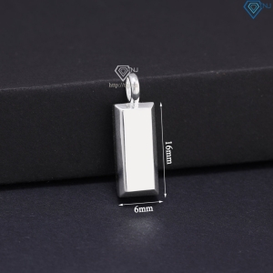 Mặt dây chuyền nam hình thỏi vàng MDCA0184