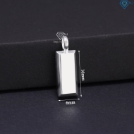 Mặt dây chuyền nam hình thỏi vàng MDCA0184