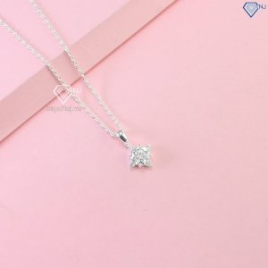 Dây chuyền nữ đơn giản đính kim cương Moissanite 7.0mm DCNM0061
