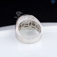 Nhẫn nam đính kim cương Moissanite 10mm - Kiểm định GRA NNAM0224