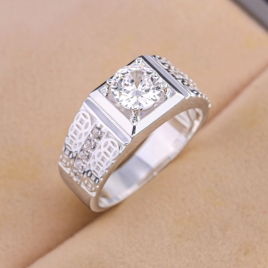 Nhẫn bạc nam kim tiền đẹp NNA0825