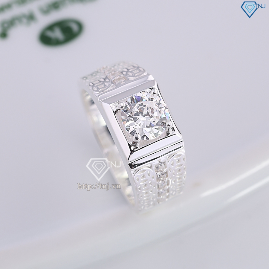 Nhẫn bạc nam kim tiền đẹp NNA0825