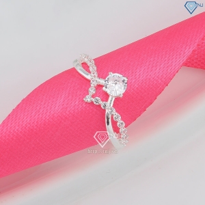Nhẫn bạc nữ đính đá cách điệu NN0493 - Trang Sức TNJ